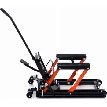 zvedák Kraft&Dele KD353, Motocyklový zvedák ATV 680 kg | 110–400 mm, Nosnost 680 kg, Dva pedály