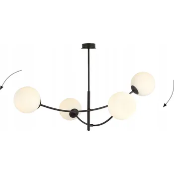 STROPNÍ SVÍTIDLO STROPNÍ SVÍTIDLO EMIBIG HUNTER 1102/4 BÍLÁ / ČERNÁ