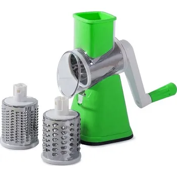 Struhadlo Multifunkční struhadlo a kráječ ovoce a zeleniny 3v1 Zelená