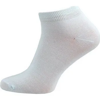 Dámské ponožky Kotníkové ponožky NOVIA | hladké 1130 - balení 4 páry bílá 23-25