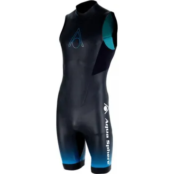 Neoprenový oblek Pánský krátký neopren Aqua Sphere Aquaskin Shorty V3 Men Black/Blue L