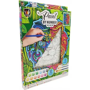 Grafix Malování Podle Čísel Barvy Lev