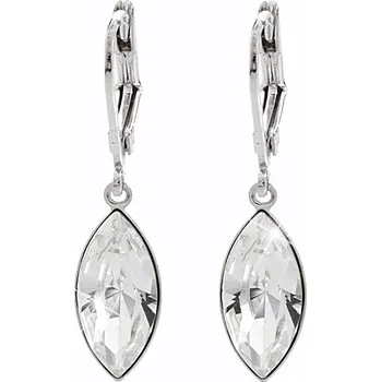 Módní doplněk JSB bijoux s.r.o. Náušnice klapky z bižuterní slitiny samostatné navety Swarovski Crysrtal