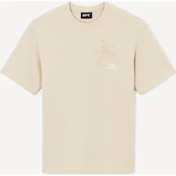 Pánské tričko Celio Tričko UFC oversize 1150342 Béžová M