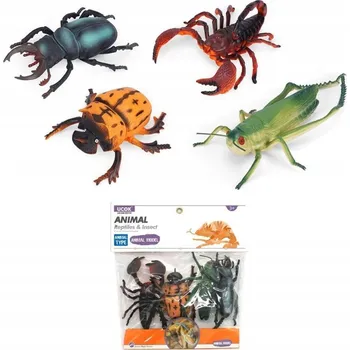SADA FIGUREK HMYZU ŠKORPION BROUK ZVÍŘATA FIGURKY HMYZU 4 KUSŮ