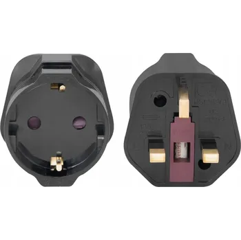 Cestovní adaptér CESTOVNÍ ADAPTÉR UK EU ANGLIE ČESKO SCHUKO ZÁSUVKA SÍŤOVÁ