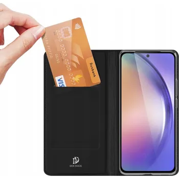 Pouzdro na mobilní telefon Flipové pouzdro Dux Ducis pro Samsung Galaxy A55 5G, černé