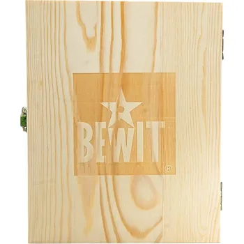 Vonný olej BEWIT Dřevěný box s 30 otvory pro 5 a 15 ml lahvičky