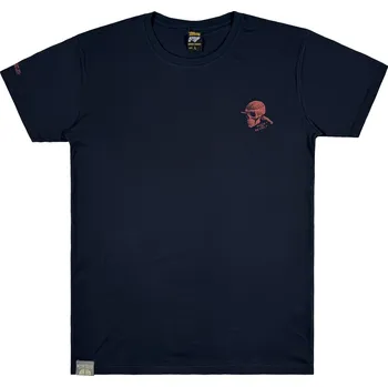 Pánská móda YAKUZA 4008 tričko tmavě modré - 2XL