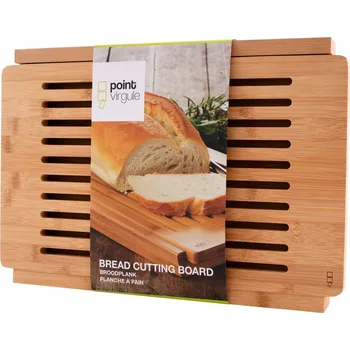 Kuchyňské prkénko POINT VIRGULE Prkénko na krájení chleba s tácem 40x27x3,5 cm