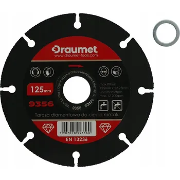 Příslušenství k brusce Diamantový řezací kotouč Draumet 9356 125 x 22,2 mm