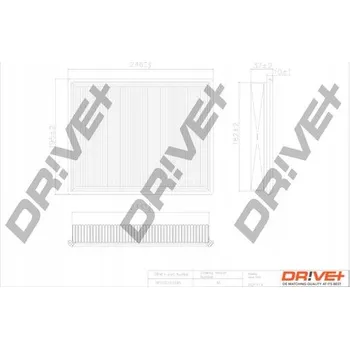Vzduchový filtr Vzduchový filtr Dr!ve+ DP1110.10.0595