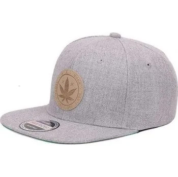 Kšiltovka Pánský snapback Marihuana J2694 šedá