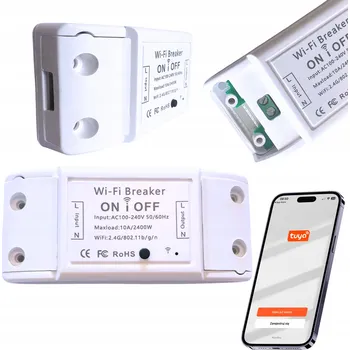 vypínač SPÍNAČ RELÉOVÝ OVLADAČ JEDNOKANÁLOVÝ TUYA SMART WIFI ZAP/VYP