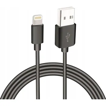 Datový kabel Kabel Eurolook USB - Apple Lightning 1 m černý