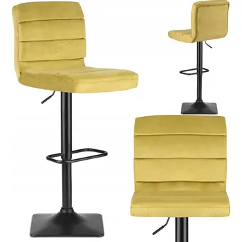 Sofotel Barová Židle žlutá 114 cm látka