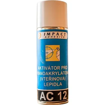 Průmyslové lepidlo IMPACT ADHESIVE AC 12 - Kyanakrylátový aktivátor pro citlivé plasty 200 ml