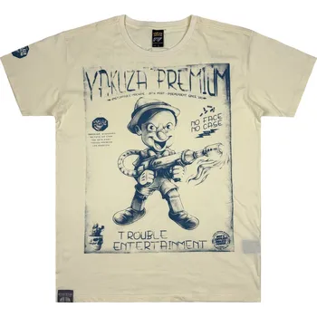 Pánská móda YAKUZA 4003 Tričko světle žluté - 2XL