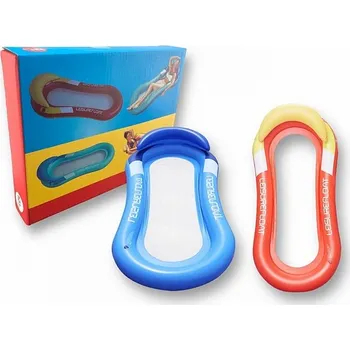 Matrace nafukovací PONTON se síťovinou 80 x 150 cm Žlto-červená