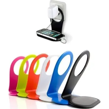 Závěsný držák na mobil a nabíječku k zásuvce Černá