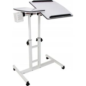 Vekr G2 Polohovatelný stolek pod notebook bílý