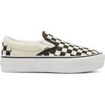 lifestylová obuv VANS UA CLASSIC SLIP-ON PLATFORM BLK&WHTCHCKERBOARD/WHT BLACK - 38,5