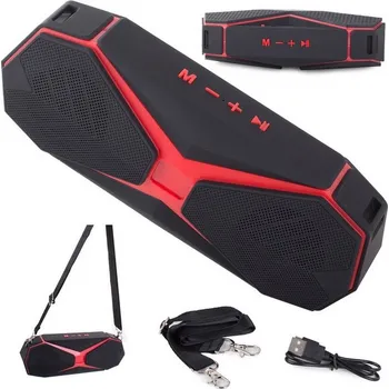 Bluetooth reproduktor Přenosný bezdrátový reproduktor BoomBox S620 Červená