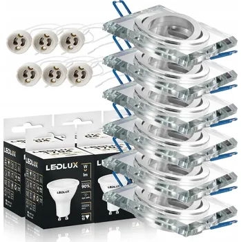 Bodové svítidlo Zápustné svítidlo LEDLUX 2,5 W GU10 zrcadlové