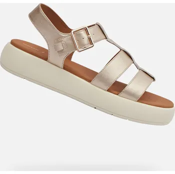 Dámské sandále Zlaté dámské sandály Geox Camalei