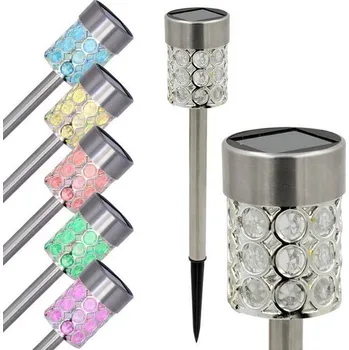 Louč Grugen GL24 Solární LED RGB lampa multicolor 37 cm