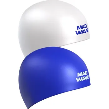 Plavecká čepice Mad Wave Champion 3D Bílo/modrá