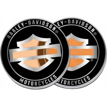 autokoberec Harley-Davidson pamětní mince Challenge Bar & Shield 1,75" - Vitráž