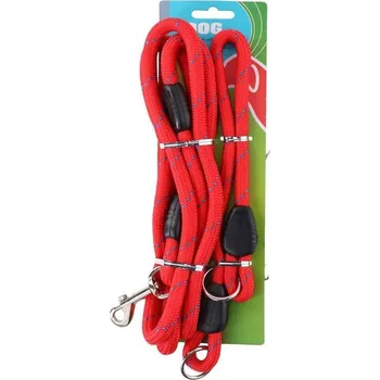 Obojek pro psa Vodítko 150 cm + obojek 45 cm (červené)