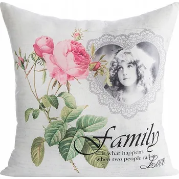 Povlak na polštářek Dekorační povlak na polštář Eurofirany 45 x 45 cm FAMILY