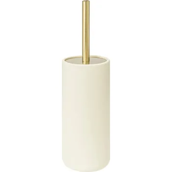 WC štětka WC štětka se zlatou rukojetí KRÉMOVÁ Volně stojící Koupelnová