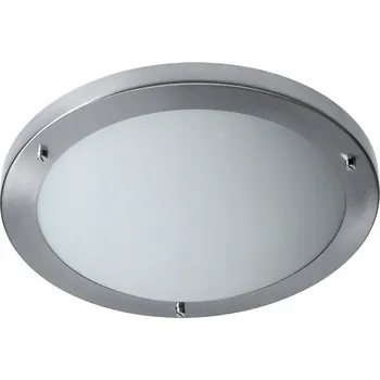 Stropní Svítidlo 1x E14 kulatý Ø26cm TOBAR PAB ocel mléčné sklo BEMKO PAB140