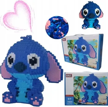 ostatní stavebnice Stavebnice sada Stitch modrá 3454 dílů plastové