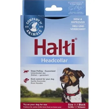 Obojek pro psa Halti Obojek uzdowy - kantarek, velikost 1, černý
