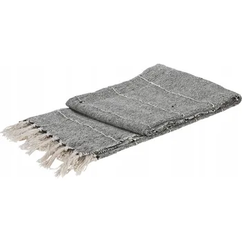 Přehoz na lůžko Přehoz H&L bavlna 70 cm x 130 cm černý