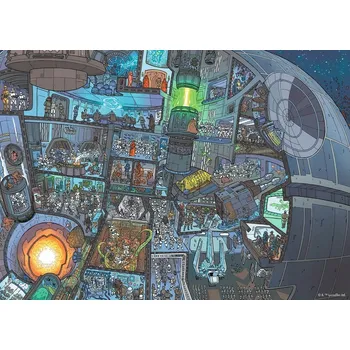 Puzzle Puzzle Star Wars: Kde je Žvejkal? 1000 dílků