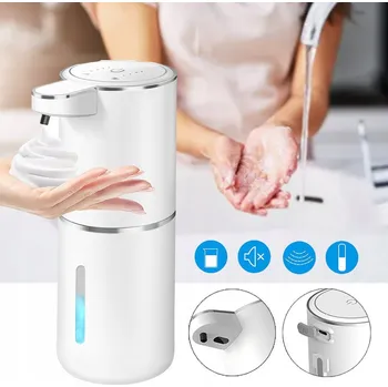 Dávkovač mýdla Automatický Dávkovač mýdla, Elektrický Dávkovač mýdla se senzorem, bílý