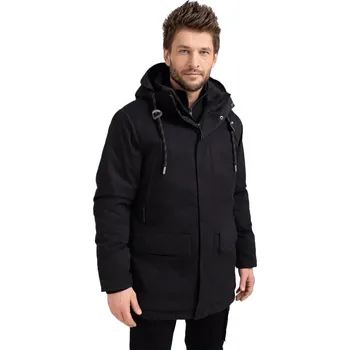 Pánská casual bunda Pánská bunda VOLCANO-J-DURST-700-BLACK Černá L