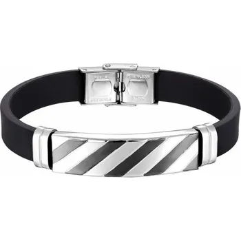 Náramek Pánský silikonový náramek H498 18,5 cm 1