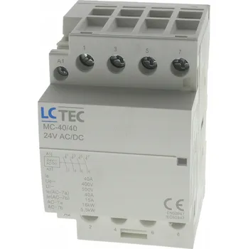 Stykač Modulární stykač MC-40/40 3M 40A 4NO 24V AC/DC LCTEC