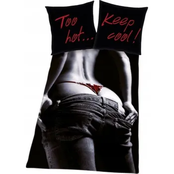 Povlečení Sada povlečení pl 140 x 200 cm černá