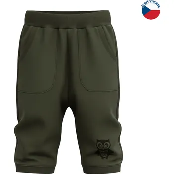 Chlapecké kraťasy ZÁHOŘÍ Rudel ZÁHOŘÍ Dětské bermudy - zelené sova Velikost: 152