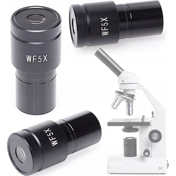 OKULÁR OBJEKTIV WF5X PRO BIOLOGICKÝ MIKROSKOP TECHREBAL BM ONE 400x