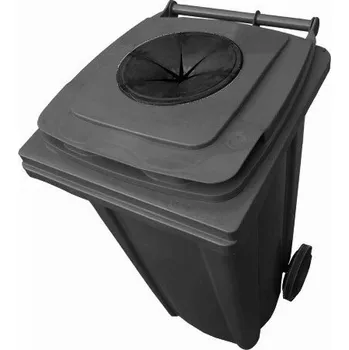 Železářství Elkoplast Plastová popelnice 240 l žlutá