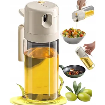 Dávkovač mýdla SKLENĚNÝ ROZPŘESOVAČ OLIVOVÉHO OLEJE, DÁVKOVAČ DÁVKOVAČ VE SPREJI VELKÁ NÁDOBA 550 ml