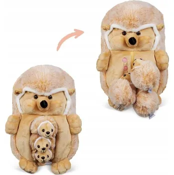 Obraz PLYŠÁK JEŽKOVÁ MÁMA S MLÁĎATY + TŘI MALÍ JEŽCI S MAGNETY